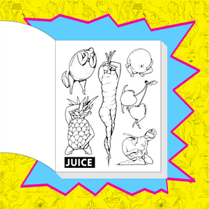 ROTTEN FOODS COLORING BOOK