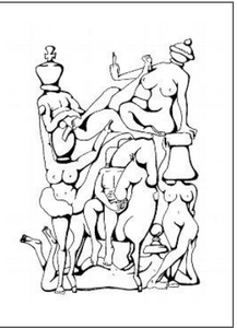 Chess Group Print